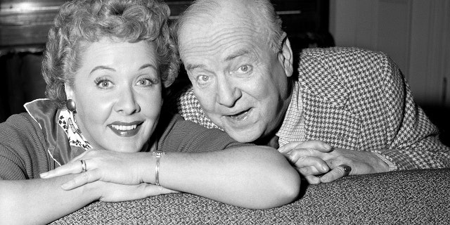 Vivian Vance as Ethel Mertz and William Frawley as Fred Mertz, on Feb. 1, 1954. 