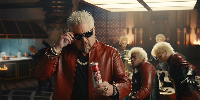 Guy Fieri becomes the mayor of the Land of Flavors in his new commercial.