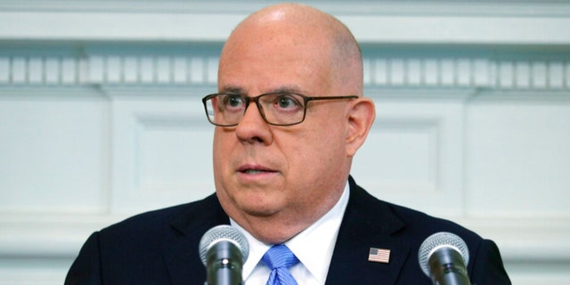 Maryland Gov. Larry Hogan announced he will not run for U.S. Senate during a news conference on Tuesday, Feb. 8, 2022 in Annapolis, Md.
