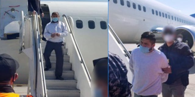 Two illegal immigrants wanted for aggravated homicide in El Salvador were deported from the U.S. (Immigration and Customs Enforcement)