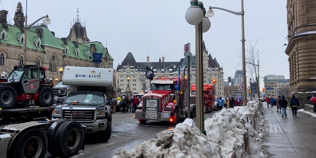 The "Freedom Convoy" protest