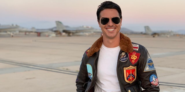 Jerome LeBlanc says he was "inspired" by Lt. Pete "Maverick" Mitchell in "Top Gun."