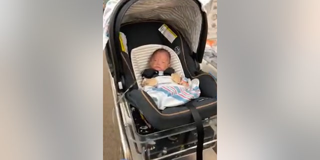 Staff at Pediatrix Neonatology of New Mexico, lined the hallways to give baby Jari and a ceremonial send-off after a 127-day stay in the NICU.