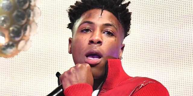 Rapper NBA YoungBoy performs onstage during Lil Baby and Friends concert on Nov. 29, 2018, in Atlanta, Georgia.