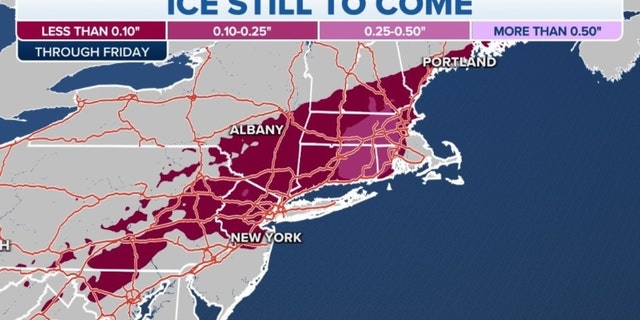 Eastern ice forecast