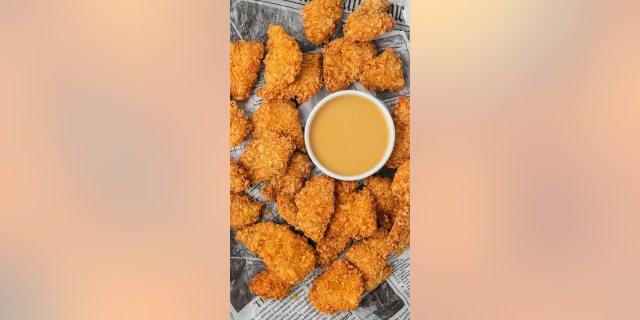 Potato Chip Crusted Chicken Tenders from Kyleigh Sage of Barley & Sage.