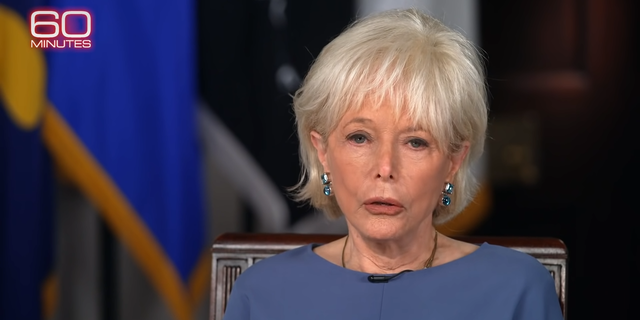 "60 Minutes" correspondent Lesley Stahl during an interview with former President Donald Trump during his presidency.