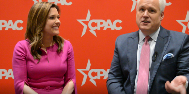 Mercedes and Matt Schlapp spoke to Fox News Digital backstage at CPAC in Orlando, Florida.
