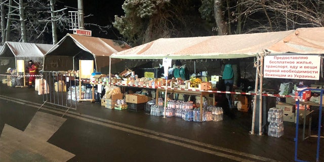 The Water Mission stationed at the boarder between Siret, Romania and Ukraine. 