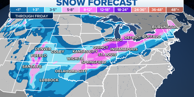 U.S. snow forecast