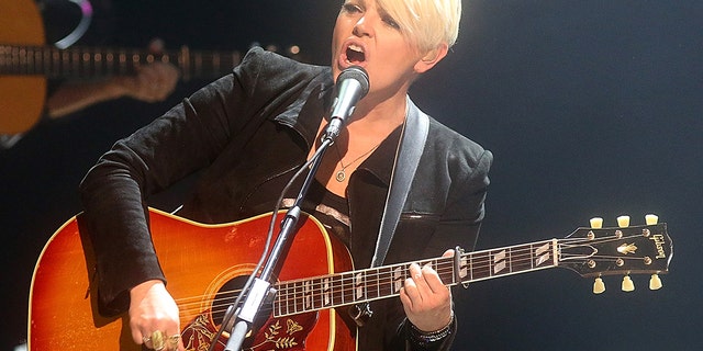 Natalie Maines of The Chicks performs in concert during the Mack, Jack and McConaughey charity gala at ACL Live on April 12, 2018, in Austin, Texas. 