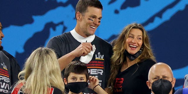 The pair share son Benjamin Reign, 12, and daughter Vivian Lake, 9. Brady is also father to son Jack, 15, whom he shares with ex-girlfriend Bridget Moynahan, 51.
