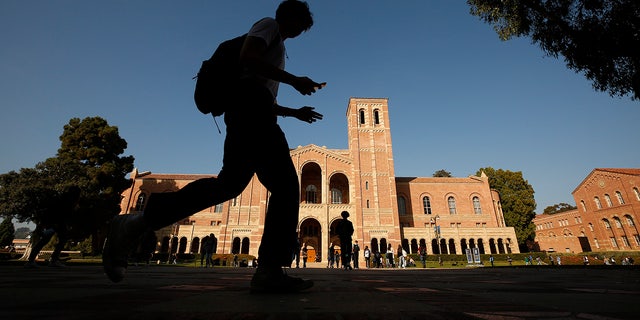 Royce Hall on the campus of the University of California, Los Angeles. (Al Seib / Los Angeles Times via Getty Images).