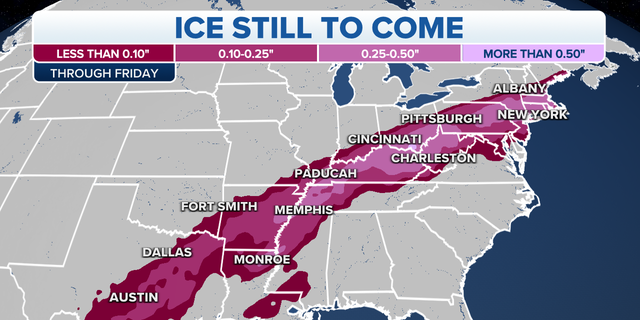 U.S. ice forecast