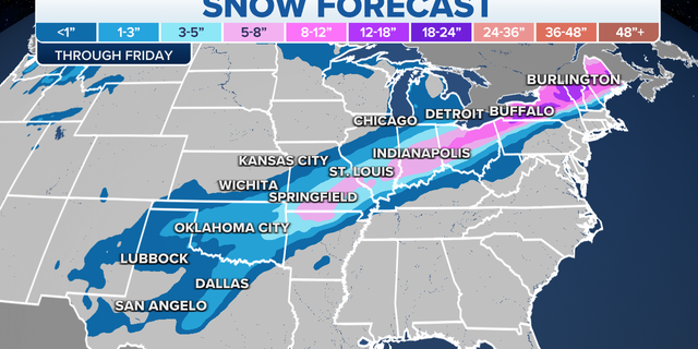 U.S. snow forecast