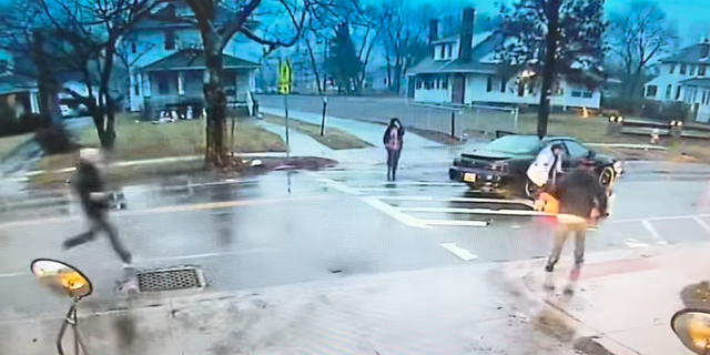 A Maryland police officer saved a child from being hit by a car on Friday, and instead took a hit herself.