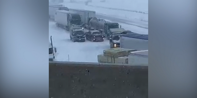 Winter weather caused a pile-up involving over 100 vehicles on Thursday, according to the Illinois State Police.