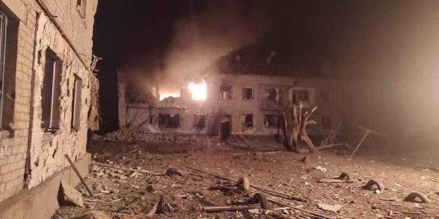 Several buildings in Starobilsk within the Luhansk Oblast region of Ukraine show significant damage because of shelling, according to images shared by the State Emergency Service of Ukraine.