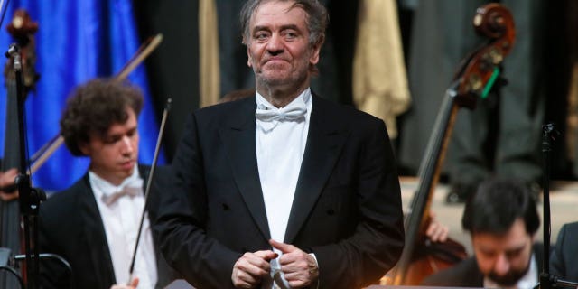 Conductor Valery Gergiev, who is close to Russian President Vladimir Putin, will not lead the Vienna Philharmonic in a five-concert U.S. tour starting on Friday.
