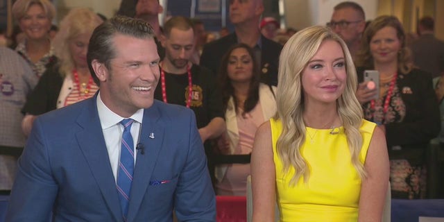 Fox News' Pete Hegseth and Kayleigh McEnany are shown at CPAC 2022 in Orlando. Young conservatives shared with Fox News Digital their most fervent hopes for America — and why our freedoms are worth protecting.