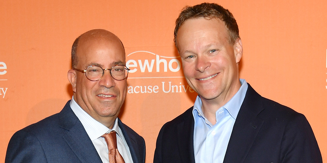 Jeff Zucker, left, was replaced by CNN chairman and CEO Chris Licht earlier this year.