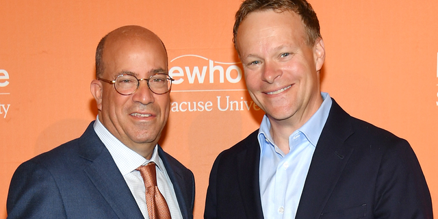 Jeff Zucker, left, was replaced by recently appointed CNN chairman and CEO Chris Licht.