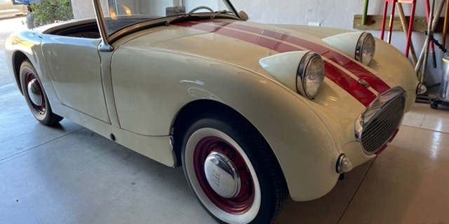 Caitlyn Jenner's 1960 Austin-Healey Bugeye Sprite is identical to the one her father taught her to drive in.