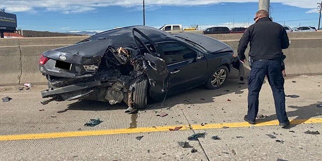 The Colorado State Patrol said the incident "could have been worse," and urged driver's to heed the state's "Move Over" law.