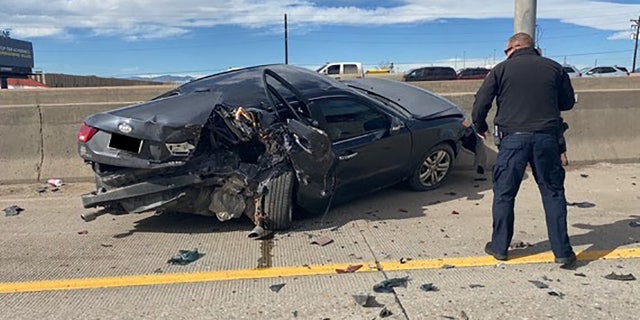 The Colorado State Patrol said the incident "could have been worse," and urged driver's to heed the state's "Move Over" law.