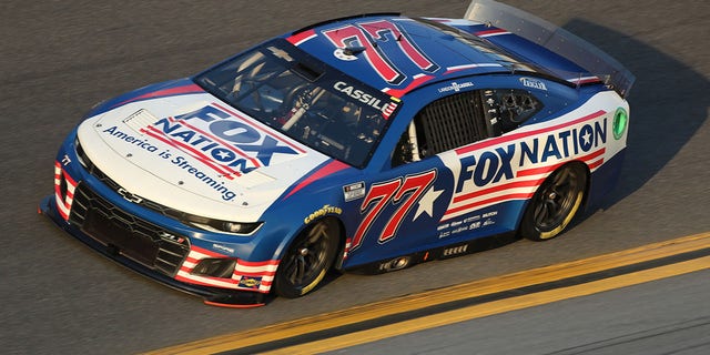 Landon Cassill drove the #77 Spire Motorsports Chevrolet to a 15th place finish in the Daytona 500.