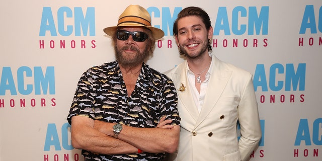 Sam Williams (R) claims his father Hank Williams Jr. (L) has placed him in a conservatorship and he wants out of it.