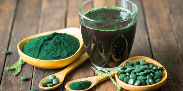 Spirulina is a blue-green algae rich in vitamins and minerals.