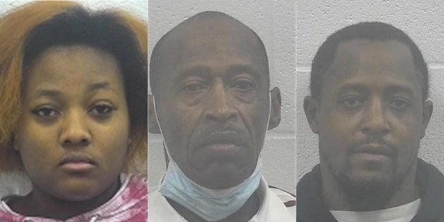 Three suspects are linked to the June 2020 beating of a disabled Marine Corps veteran, Kentucky authorities say. From left are Dairee Brown, 25; Anthony Cornist, 62; and Robert Stone, 40.