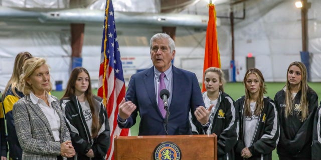 New York cheerleaders urge venue change for state championship over COVID-19 vaccine requirement 3 Nassau County Executive Bruce Blakeman offered to host the state championships in Uniondale, New York.