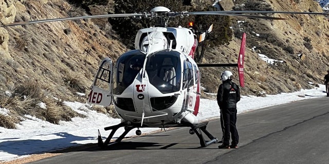 Medical personnel arrived on an AirMed helicopter to help with life-saving efforts, the Summit County Sheriff's Office said.