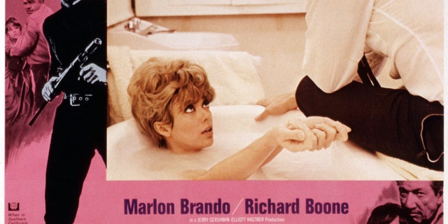 The Night Of The Following Day, lobbycard, Rita Moreno, Marlon Brando, 1968. 