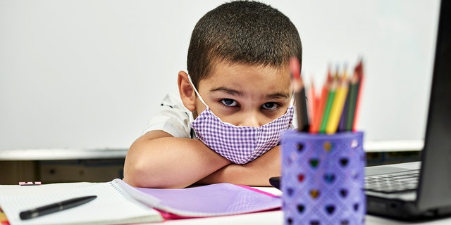 This child is ready (almost!) for a brand new school year.  