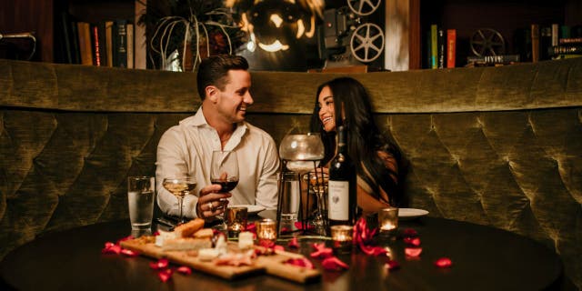 The Sinema Restaurant & Bar is situated inside a 1940s movie theater in Nashville, Tennessee.