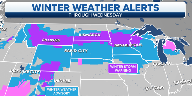 Current winter weather alerts in effect. 