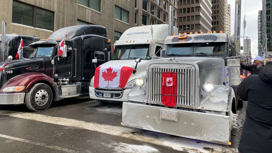 Trucker's Convoy in Ottawa, Canada