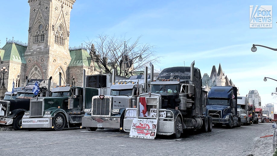 Trucker's Convoy in Ottawa, Canada