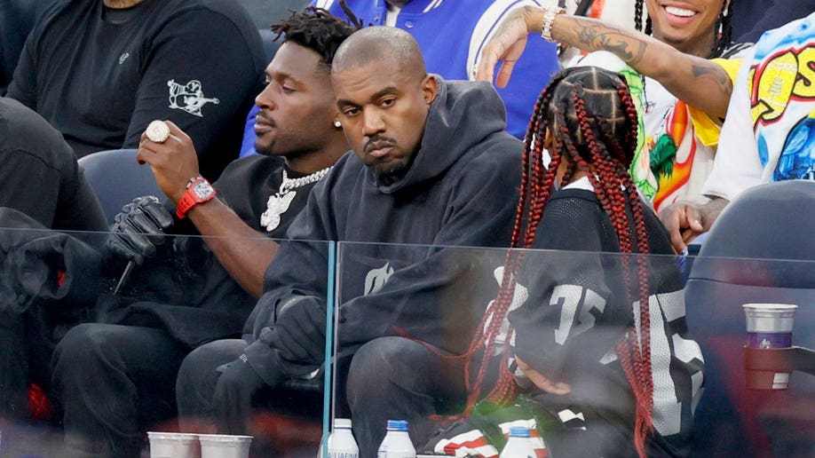 Kanye West at Super Bowl 2022