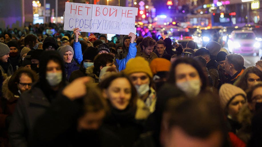 Moscow Ukraine Protest