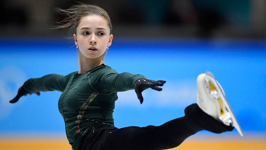 Russian figure skater Kamila Valieva appears at training session amid reports of failed drug test
