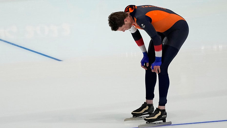 3-time champion Sven Kramer finishes off Olympic podium in 5,000