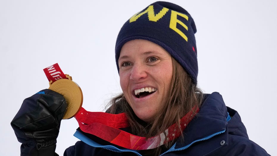 Sweden’s Sara Hector wins Olympic giant slalom gold after Mikaela Shiffrin out
