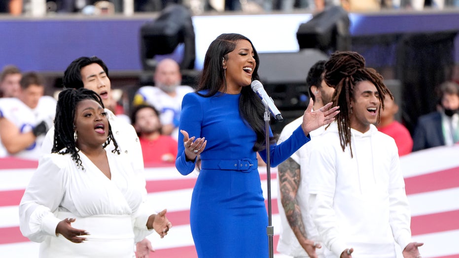 Mickey Guyton’s powerful national anthem performance praised by country music stars: ‘Smashed it’