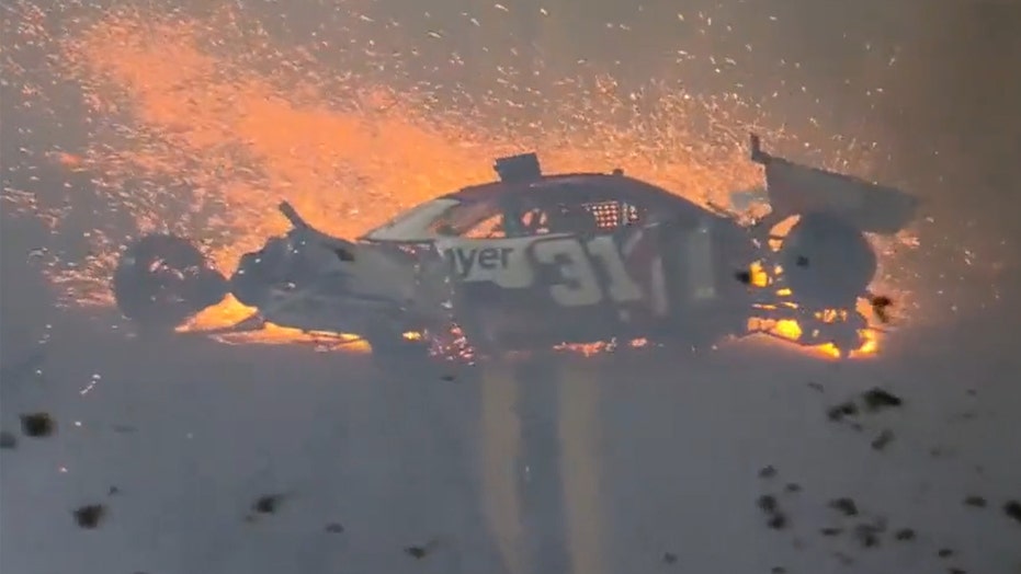 See it: NASCAR driver ‘blessed’ to survive fiery airborne crash at Daytona