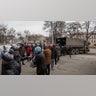 Sorting and collection center for aid for soldiers on the 5th day since start of large-scale Russian attacks in the country, in Dnipro, Ukraine on February 28, 2022.