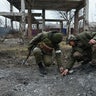 A view of damage due to armed conflict between Russia, Ukraine in Donetsk region under the control of pro-Russian separatists, eastern Ukraine on February 28, 2022.